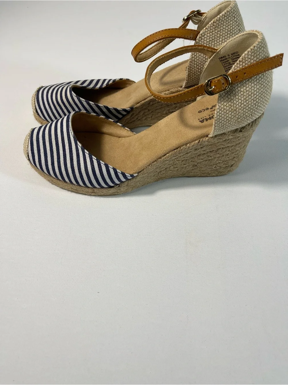Sonoma Gooseberry Wedges Women's Strip Shoes Size 9 SKU#0257